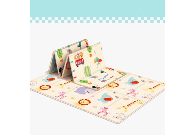 Двусторонний детский термоковрик 180х100 см. с сумкой