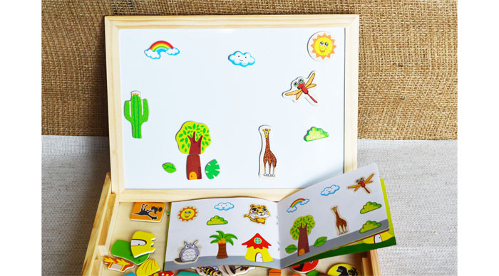 Фото 2, Чемоданчик с фигурками на магнитах Фото 2, Чемоданчик с фигурками на магнитах