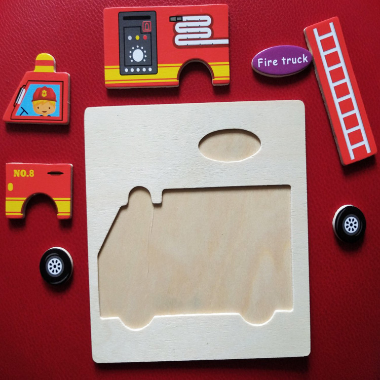 Фото 3. Пазл пожежна машина 